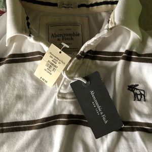 Mens Abercrombie & Fitch classic suedes polo shirt